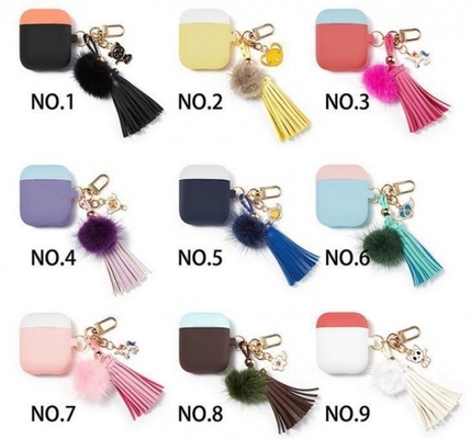 AirPods Wireless Charging Soft Tpu Silicone Case Phone Protector Dual Color