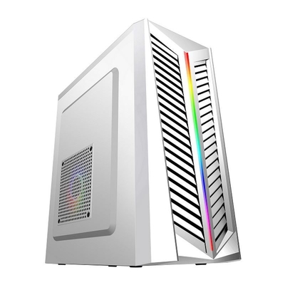 Micro MATX ARGB Computer Cabinet RGB LED PC Case 4 Full Slots