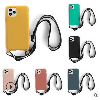 Fully Compostable Biodegradable Iphone Case 1.8mm With Flat Rope