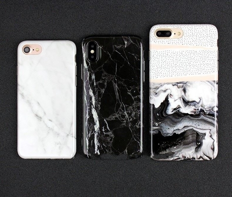 TPU Rubber Full Edge Soft IMD Case For IPhone