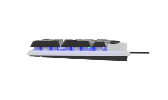 104 Keys Full-size Gaming Keyboard easy To Carry  Cool LED Rainbow Backlight All FN+F1-F12 Keys