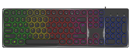 19-key Anti-ghosting Keyboard With Replaceable And Colorful Monochrome Keycaps Slit Backlight Customizable Magnetic Ring