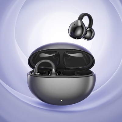 BT 5.4 3D Ergonomic Design Bluetooth Headphone Earphone Up To 5 Hours Per Call Uniform Pressure In Misty Purple Milk Tea Skin Obsidian Black