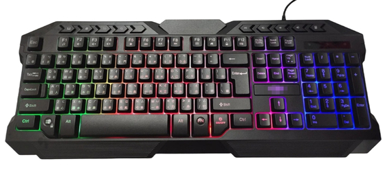 19 Key No Punch+tri Color Backlight Esports Grade Response black Matte Top Cover Keyboards Mouse Combos With Colorful Floating Key Positions