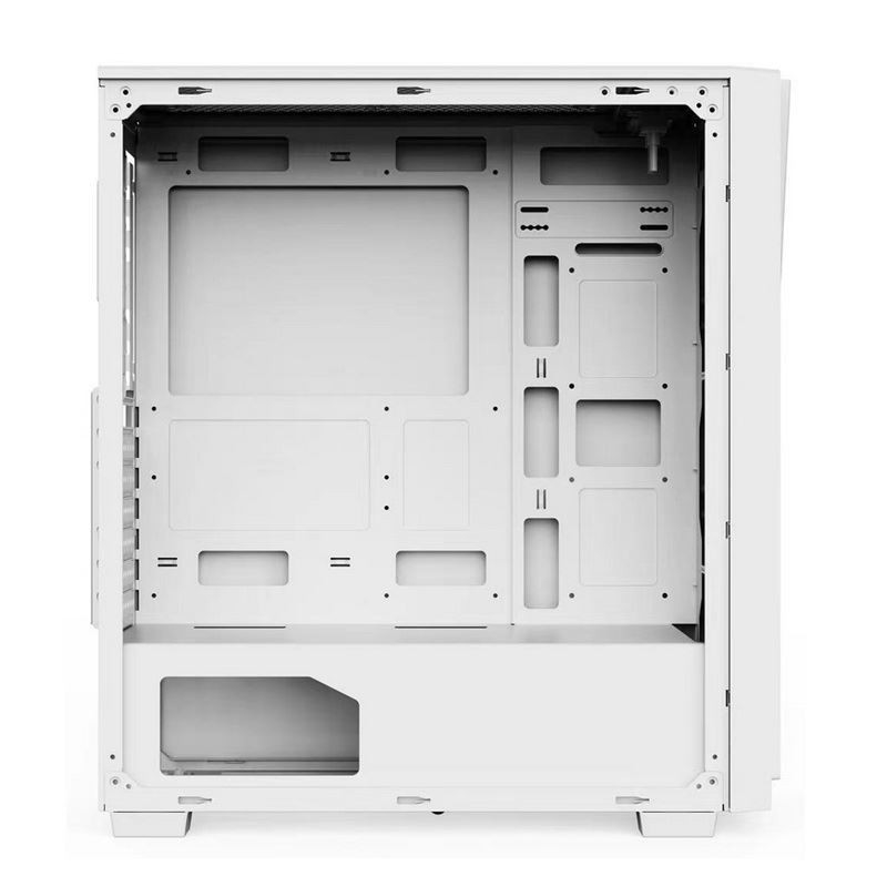 Verblind het Effect van de Tijdtunnel Steunargb ventilators in Zwart-witte 12cm zijn beschikbaar. Het zijpaneel is Aangemaakt Glas.