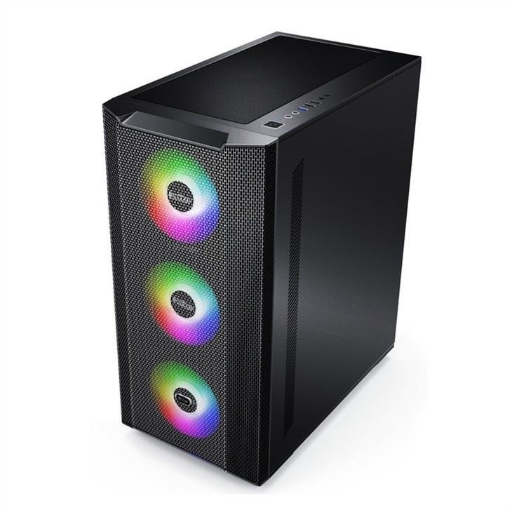Computerbehuizing met magnetisch ontwerp Stoffilter Ondersteunt 6 ventilatoren ATX Mid-Tower pc-gamingbehuizing Glazen zijpaneel Kabelbeheer