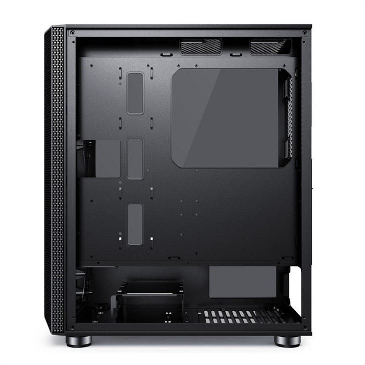 Computerbehuizing met magnetisch ontwerp Stoffilter Ondersteunt 6 ventilatoren ATX Mid-Tower pc-gamingbehuizing Glazen zijpaneel Kabelbeheer