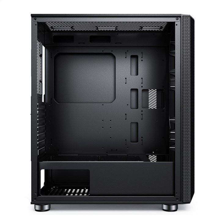 Computerbehuizing met magnetisch ontwerp Stoffilter Ondersteunt 6 ventilatoren ATX Mid-Tower pc-gamingbehuizing Glazen zijpaneel Kabelbeheer