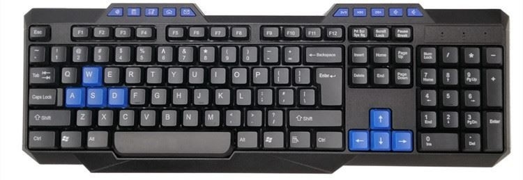 Waterdicht Mechanisch Slank Draadloos Getelegrafeerd Computertoetsenbord en Muis Gekleurde Keycaps MA699R1