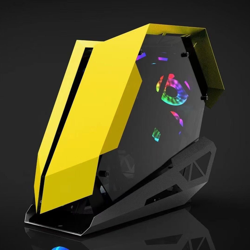 Van de het Gokkencomputer van PC van Camaromidtower ATX de het Gevalkoelers koelen cpu-Kabinet USB 3,0 I/O Comité