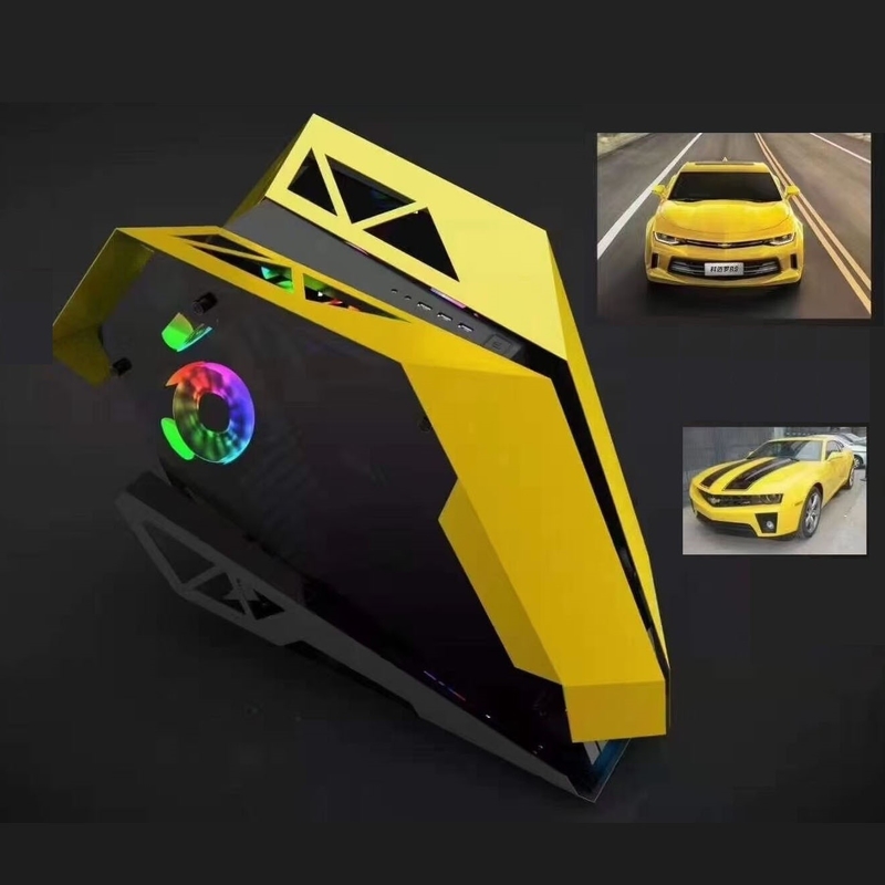 Van de het Gokkencomputer van PC van Camaromidtower ATX de het Gevalkoelers koelen cpu-Kabinet USB 3,0 I/O Comité