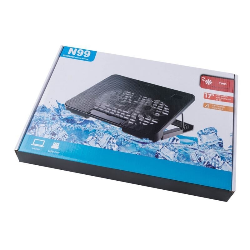 ETEK Laptop Koelpad Notebook Laptop Koelbak Externe Laptop Koeler Groot Formaat maar Stil