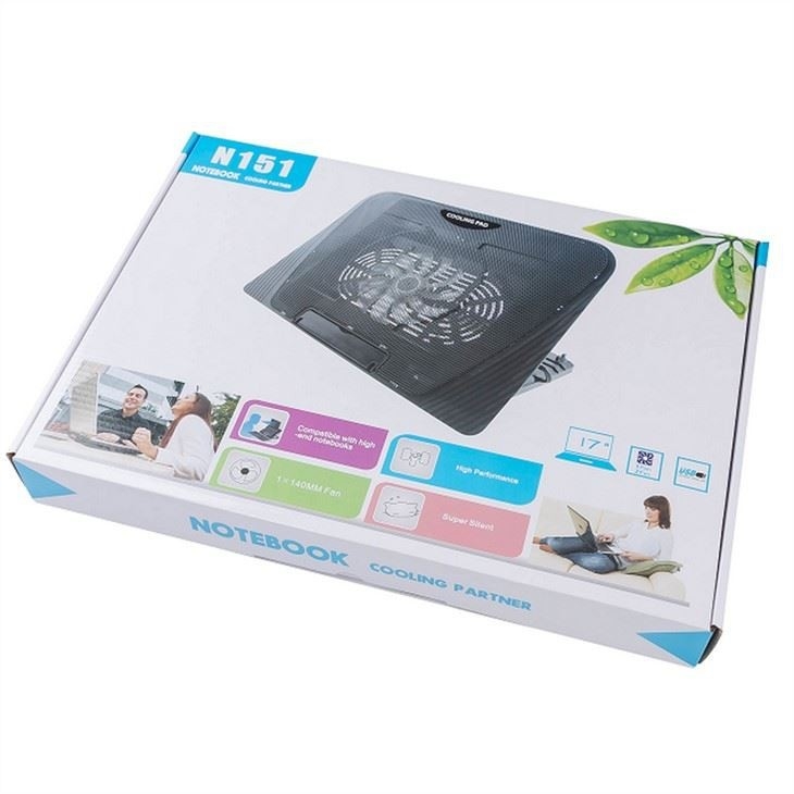 ETEK Laptop Koelpad - Laptop Partner 14CM Quantum Koelpad Ventilator Voor Gaming Laptop