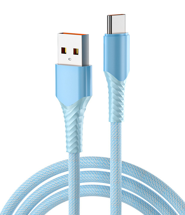 QC3.0 Mobiel opladen Snelle USB-datakabel naar Type C Max Power 66W