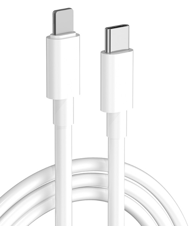 PD 27W TPE het Snelle USB Type C van Gegevenskabel aan Bliksem voor Iphone-het Laden