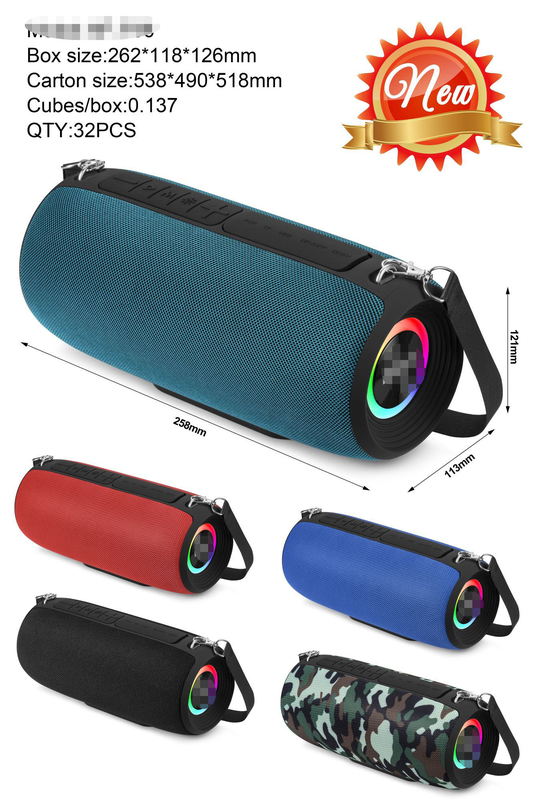 Draagbare 10W Hi-Fi Bluetooth-luidspreker, levert krachtig kristalhelder geluid voor TV-projector-telefoon