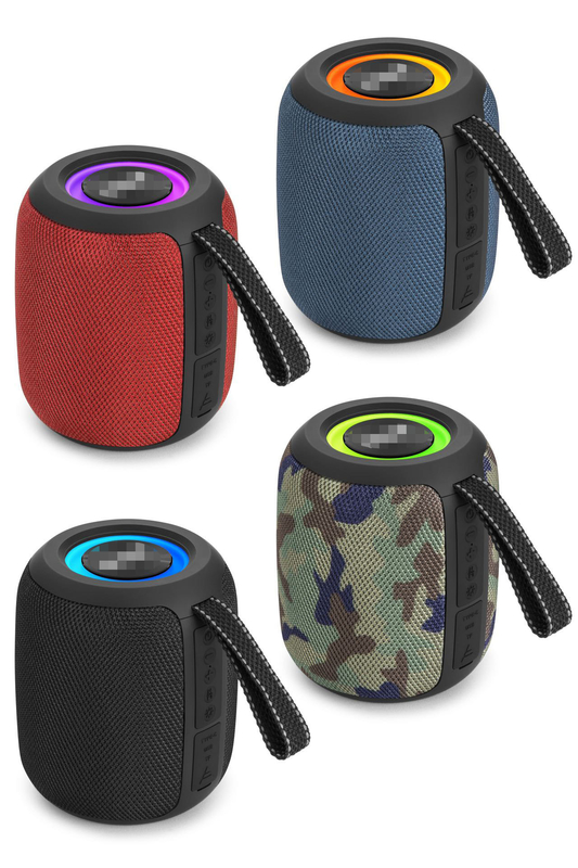 Draagbare 10W Hi-Fi Running Marquee Radio Bluetooth-luidspreker met lichten, geschikt voor koppeling met een tv of projector om te genieten van hoogwaardige audio- en video-tijd thuis