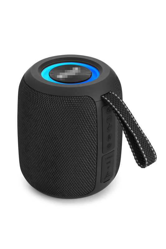 Draagbare 10W Hi-Fi Running Marquee Radio Bluetooth-luidspreker met lichten, geschikt voor koppeling met een tv of projector om te genieten van hoogwaardige audio- en video-tijd thuis