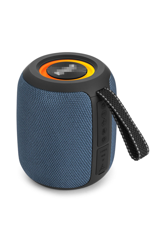 Draagbare 10W Hi-Fi Running Marquee Radio Bluetooth-luidspreker met lichten, geschikt voor koppeling met een tv of projector om te genieten van hoogwaardige audio- en video-tijd thuis