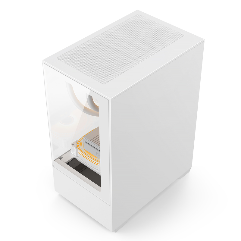 Micro-ATX ITX PC Gaming Case 1 HDD Bay 1 SSD Drive Bay Beide Zwart-Wit Kleuren