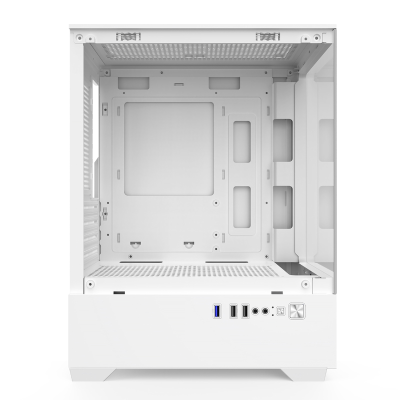 Micro-ATX ITX PC Gaming Case 1 HDD Bay 1 SSD Drive Bay Beide Zwart-Wit Kleuren
