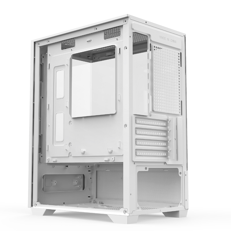 Micro-ATX ITX PC Gaming Case 1 HDD Bay 1 SSD Drive Bay Beide Zwart-Wit Kleuren
