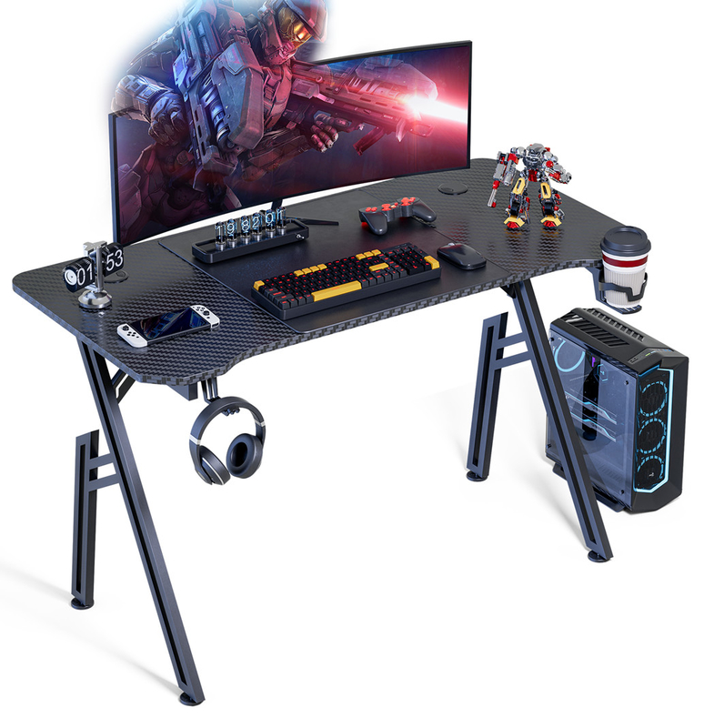 Ergonomisch ontworpen speelkast met 1,2 cm deeltjes bord en koolstofvezel bedekking met kop en headset houders