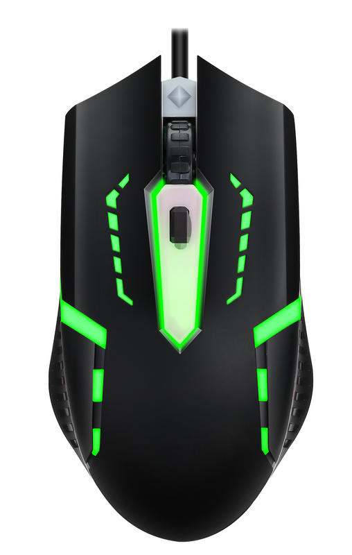 Metal Gaming Keyboard met 104 toetsen FN+F1-F12 Functies LED-achterlicht Spelmuis met instelbare DPI (500-1500) RGB-verlichting