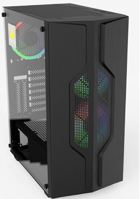 Ondersteunt ATX Micro ATX en ITX moederborden met 7 uitbreidingsslots en 6 ventilatormontages voor DIY-enthousiast spelers