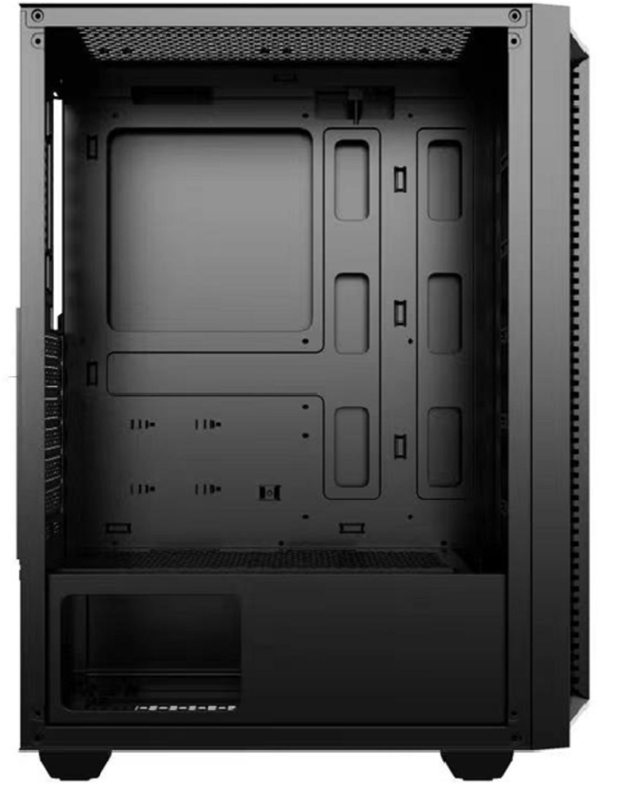 Ondersteunt ATX Micro ATX en ITX moederborden met 7 uitbreidingsslots en 6 ventilatormontages voor DIY-enthousiast spelers