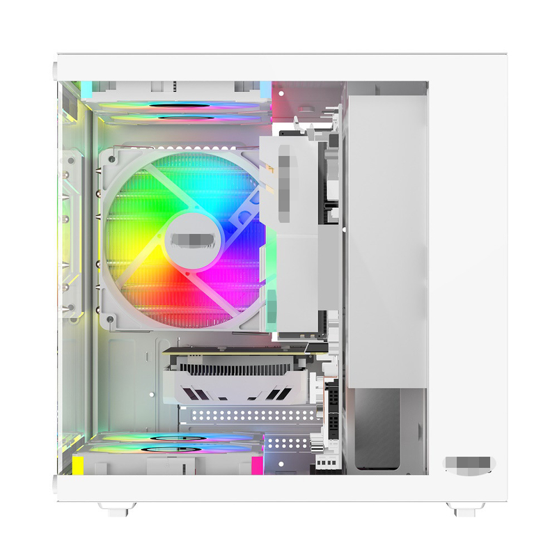 MATX/ITX PC Case ondersteunt grafische kaarten tot 320mm CPU koelers tot 165mm 1 HDD 2 SSD's 3 X 12CM Vans voor geld