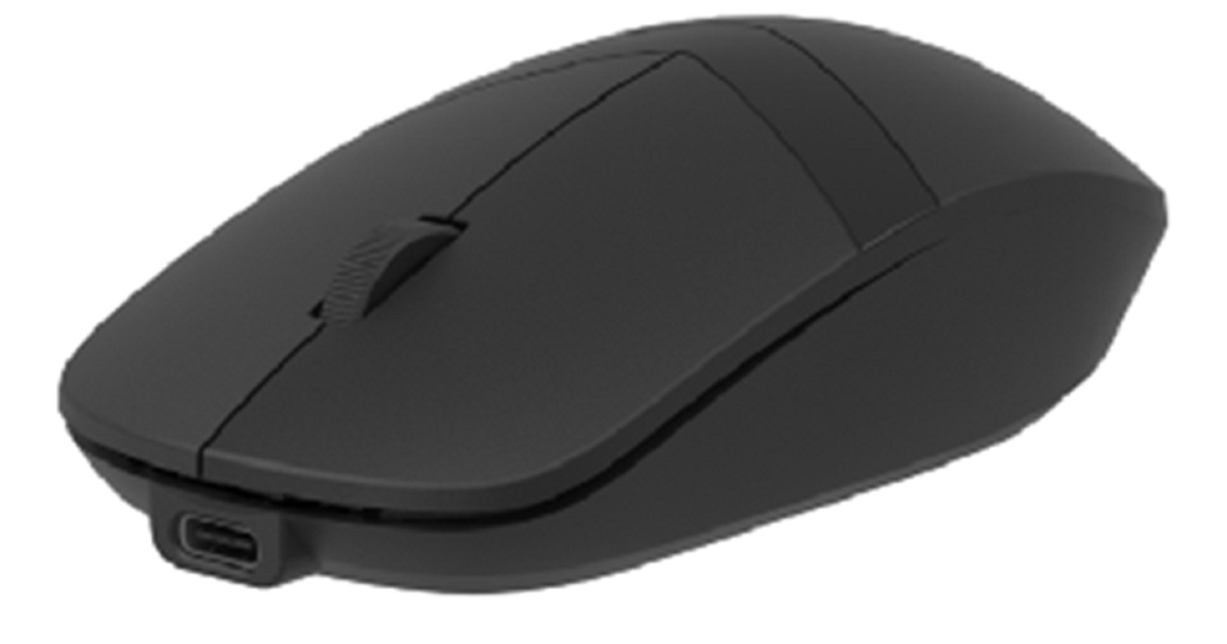 2.4G+Bluetooth Dual-mode 3D Muis, draagbaar Ergonomisch Ontwerp 500mAh Batterij Minimalistische stijl