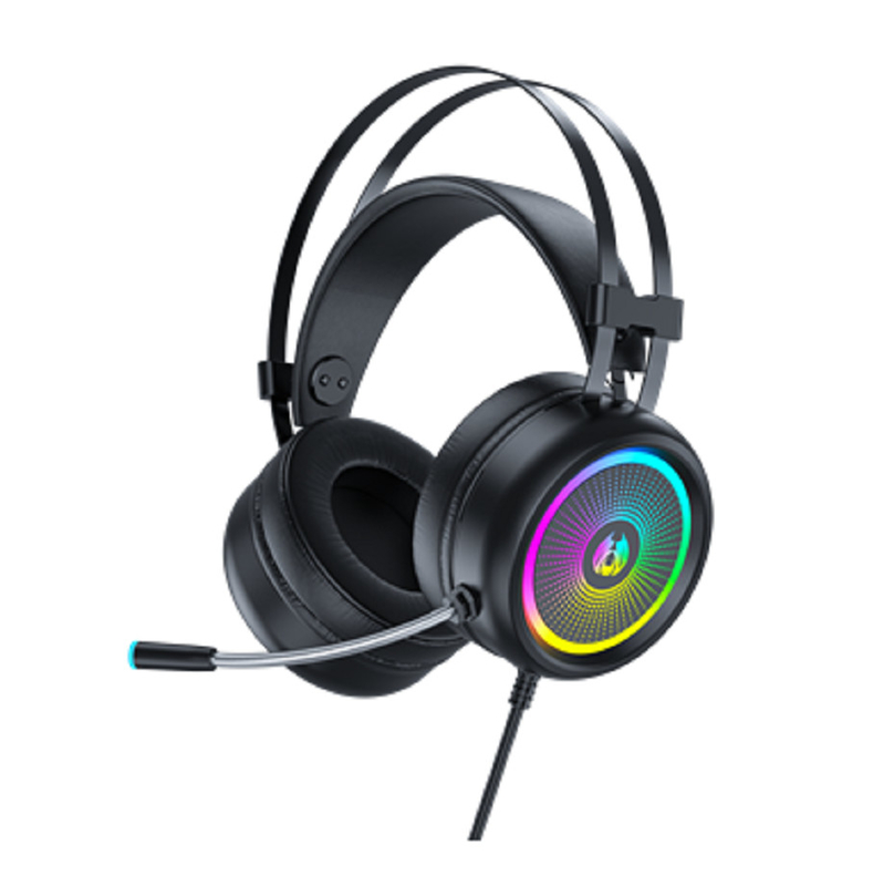 Bluetooth koptelefoon 16.8M RGB kleuren 7.1 geluidseffecten 20Hz-20kHz Frequentiebereik Φ50mm Luidspreker 6.0*5.0mm Omnidirectionele microfoon voor gamers