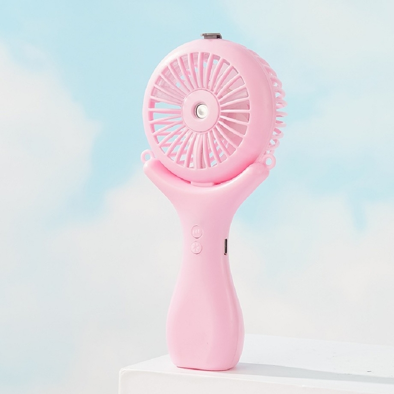 500mAh batterij 2 uur opladen Drie windsnelheden 148g lichtgewicht Halterneck Desktop Handheld 3 In 1 Nano Spray Fan