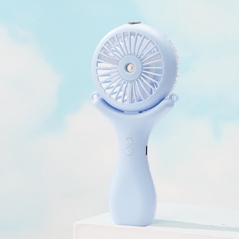 500mAh batterij 2 uur opladen Drie windsnelheden 148g lichtgewicht Halterneck Desktop Handheld 3 In 1 Nano Spray Fan