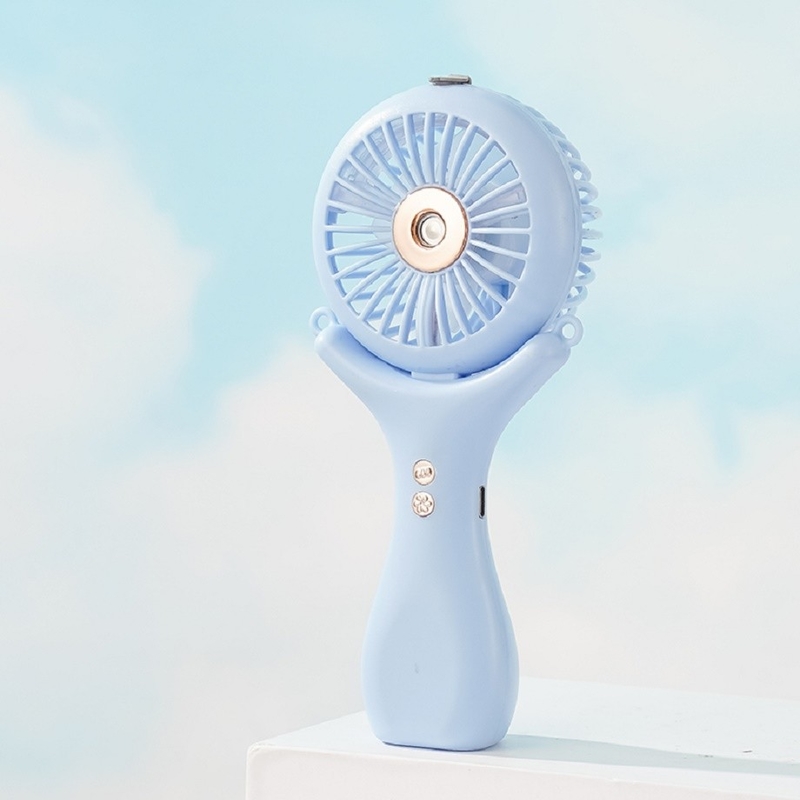 500mAh batterij 2 uur opladen Drie windsnelheden 148g lichtgewicht Halterneck Desktop Handheld 3 In 1 Nano Spray Fan