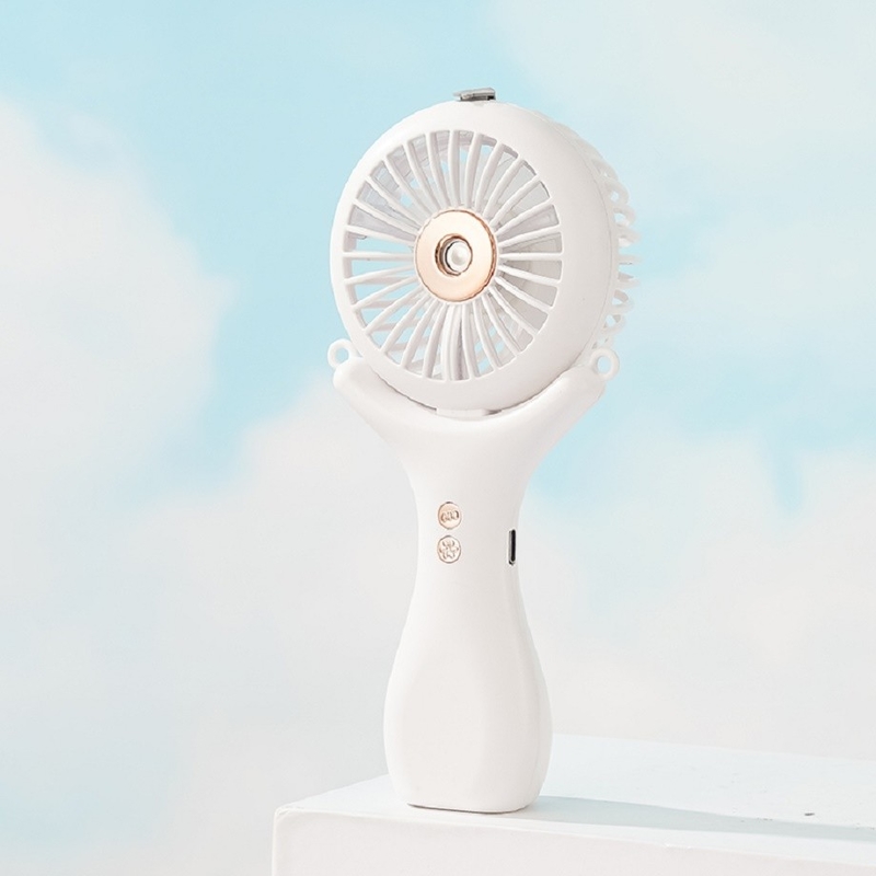 500mAh batterij 2 uur opladen Drie windsnelheden 148g lichtgewicht Halterneck Desktop Handheld 3 In 1 Nano Spray Fan
