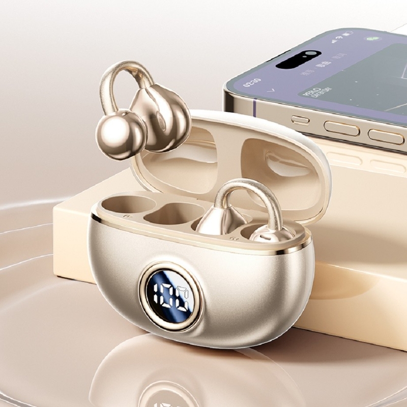 Bluetooth 5.4 A2DP/AVRCP/HFP Ondersteuning Titanium Diafragma Luidspreker 4g per oor Waterdicht Zweetdicht Voor zakenmensen Gamers