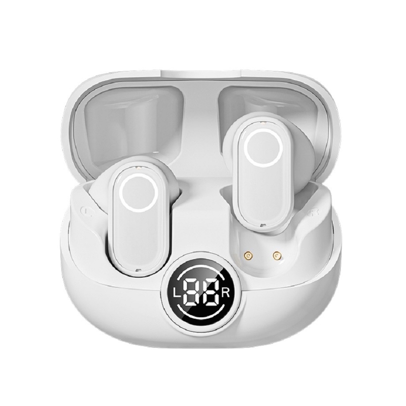 Bluetooth-koptelefoon Oortelefoon 5.4 4-5 uur per lading 600mAh Hoesje 4.8g 2.8×2.5×1.8cm Geoptimaliseerde microfoon Dynamische kleuren