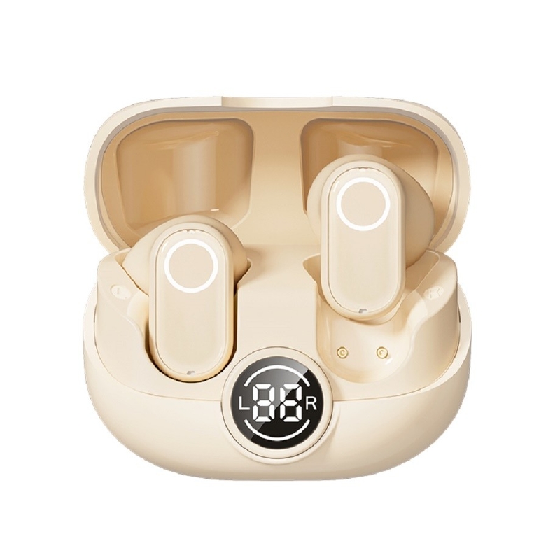 Bluetooth-koptelefoon Oortelefoon 5.4 4-5 uur per lading 600mAh Hoesje 4.8g 2.8×2.5×1.8cm Geoptimaliseerde microfoon Dynamische kleuren
