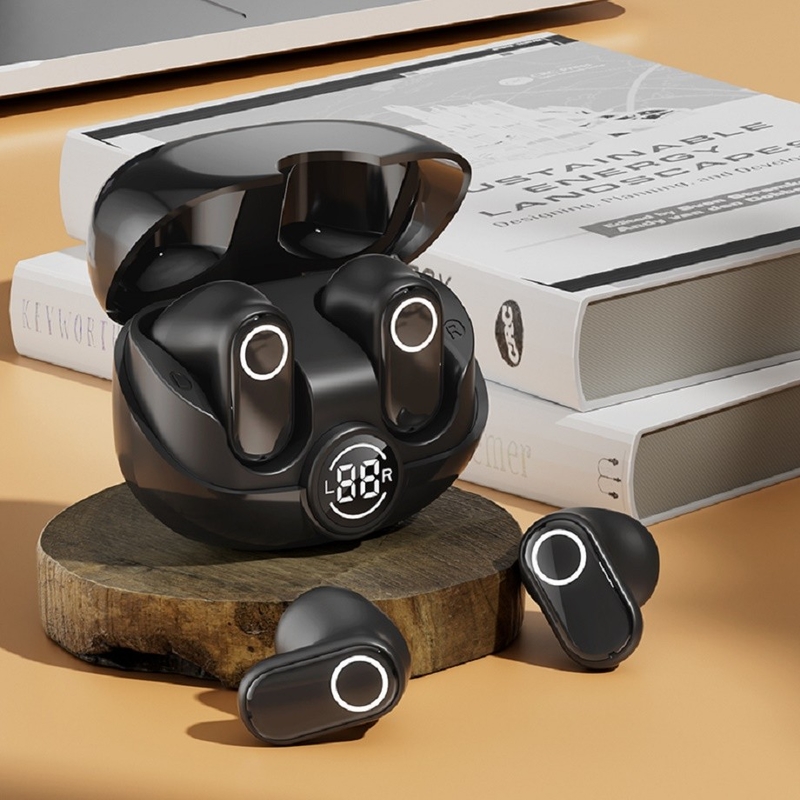 Bluetooth-koptelefoon Oortelefoon 5.4 4-5 uur per lading 600mAh Hoesje 4.8g 2.8×2.5×1.8cm Geoptimaliseerde microfoon Dynamische kleuren