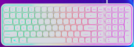 1800mAh batterij Keyboards Muiscombos 370g Ondersteunt 2.4G Wireless En Bluetooth Dual-mode Kleurrijke RGB-achtergrondverlichting Voor gamers Kantoormedewerkers Studenten