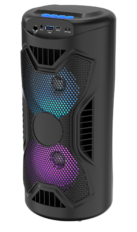 4 inch 45-magneet luidspreker 1200mAh Batterij Draadloos TWS 60Hz-16kHz Reactie Bluetooth / USB / TF / FM / AUX / TWS / Microfoon / RGB-ondersteuning