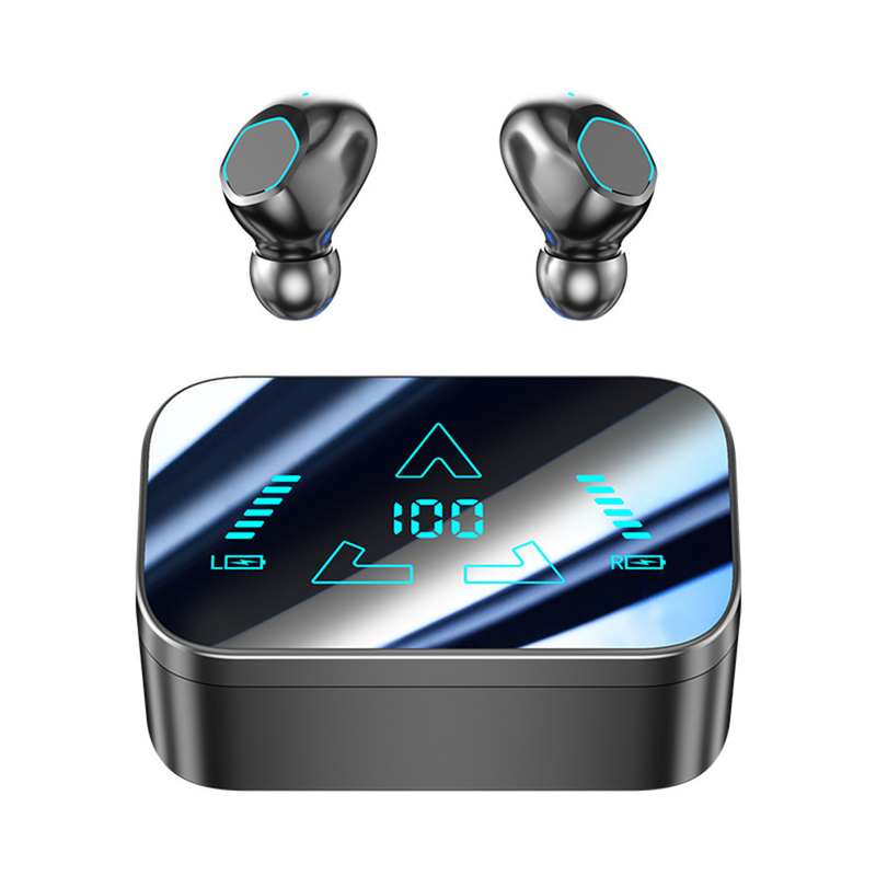 Schuifcompartiment Design Intelligent Mirror Display High-speed Bluetooth 5.3 Oordopje All-weather Battery Levensduur waterdicht Voor sport