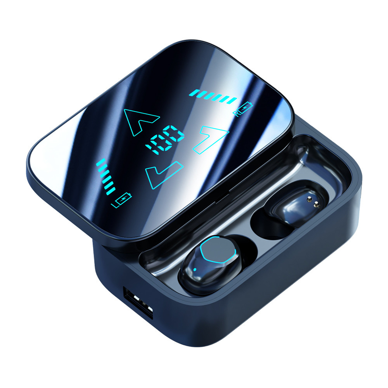 Schuifcompartiment Design Intelligent Mirror Display High-speed Bluetooth 5.3 Oordopje All-weather Battery Levensduur waterdicht Voor sport
