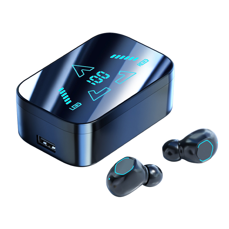 Schuifcompartiment Design Intelligent Mirror Display High-speed Bluetooth 5.3 Oordopje All-weather Battery Levensduur waterdicht Voor sport