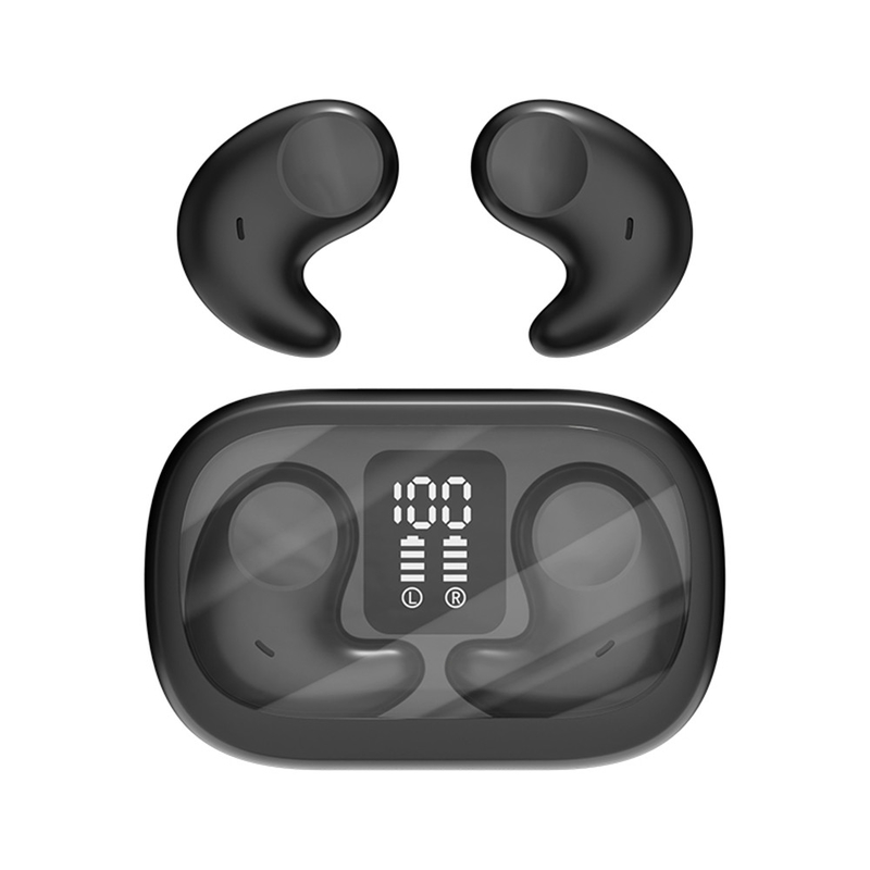 Eenvoudig oor 5,7 × 3,7 × 2,4 cm, lichtgewicht en dun Geen in-oor ontwerp voor comfortabele zijkant slapen functies HIFI Surround Sound
