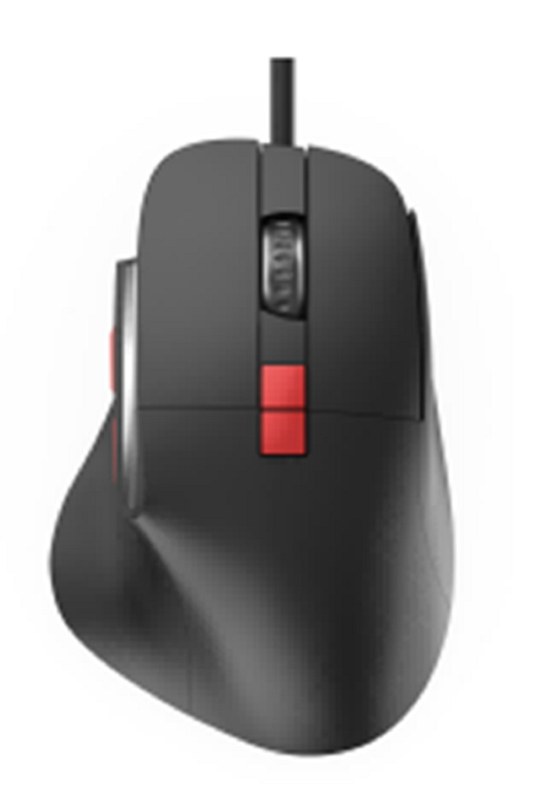7-toets ergonomische eSports Muis, 1200-3600 DPI Schakelbaar, 3 miljoen klik micro-schakelaars Voor Esports spelers