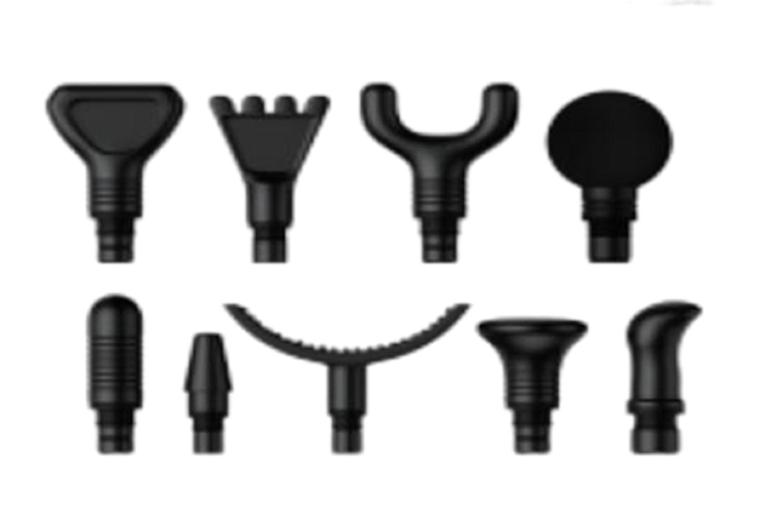 30W motor 6 snelheid Handheld spiermassage pistool 9-kop Set 2500mAh Lithiumbatterij Type-C Charging Triple Protection