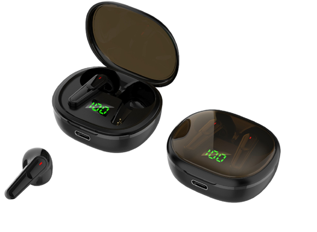 ETEK TWS Oordopjes 30g Totaal Gewicht 30mAh Oordopjes 200mAh Oplaadkas Type-C Snel opladen Commerciële verpakking